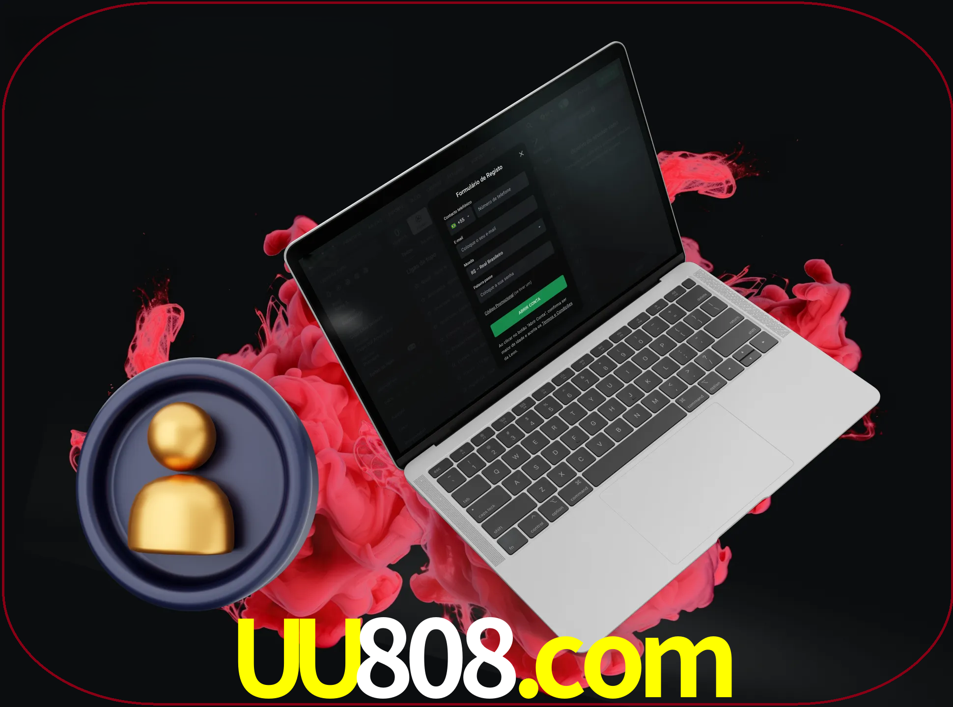 No cabeçalho do site uu808, clique no botão que o levará a um formulário especial onde terá de introduzir as suas informações actuais.