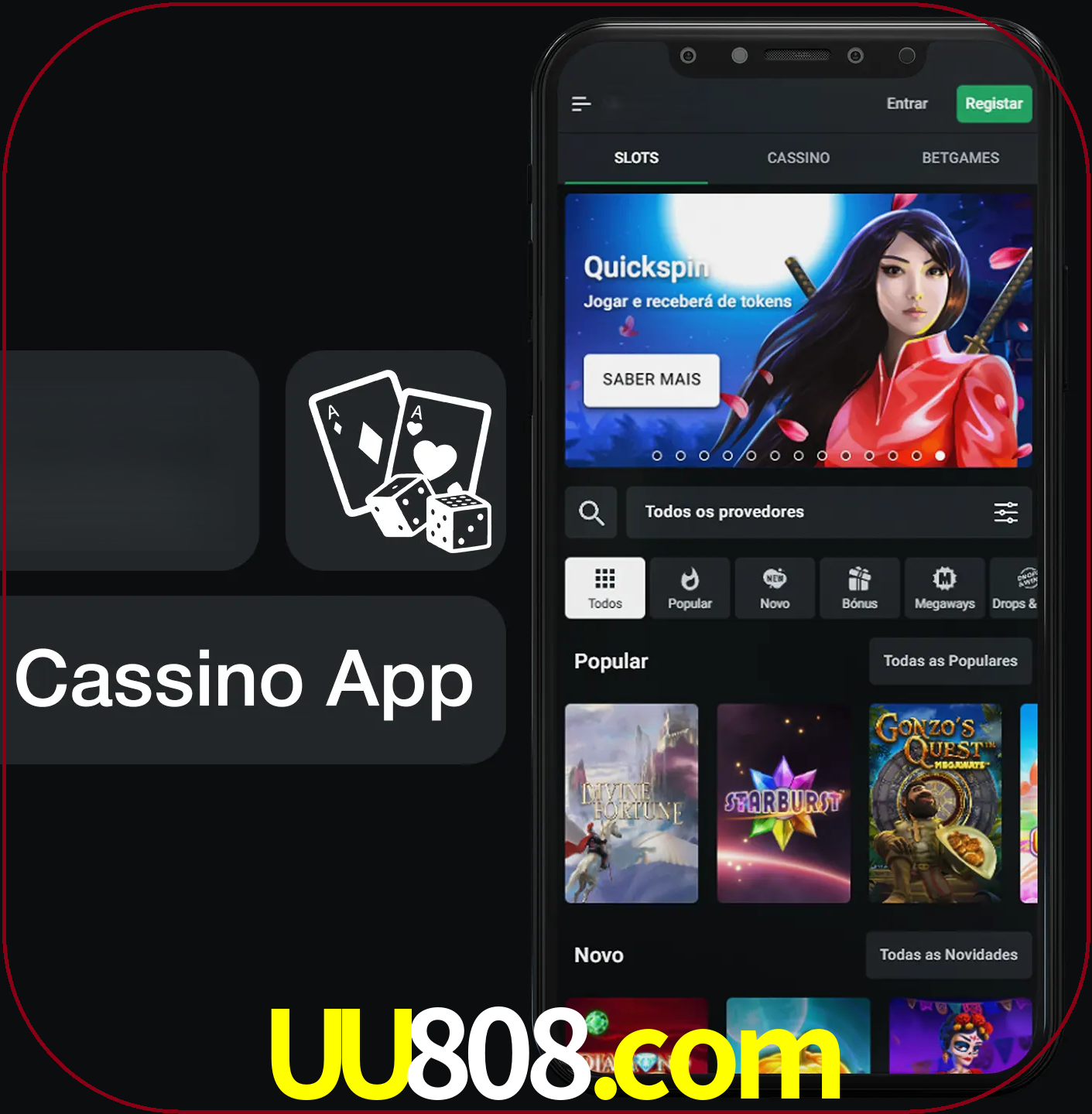 Jogue jogos de cassino e ganhe.