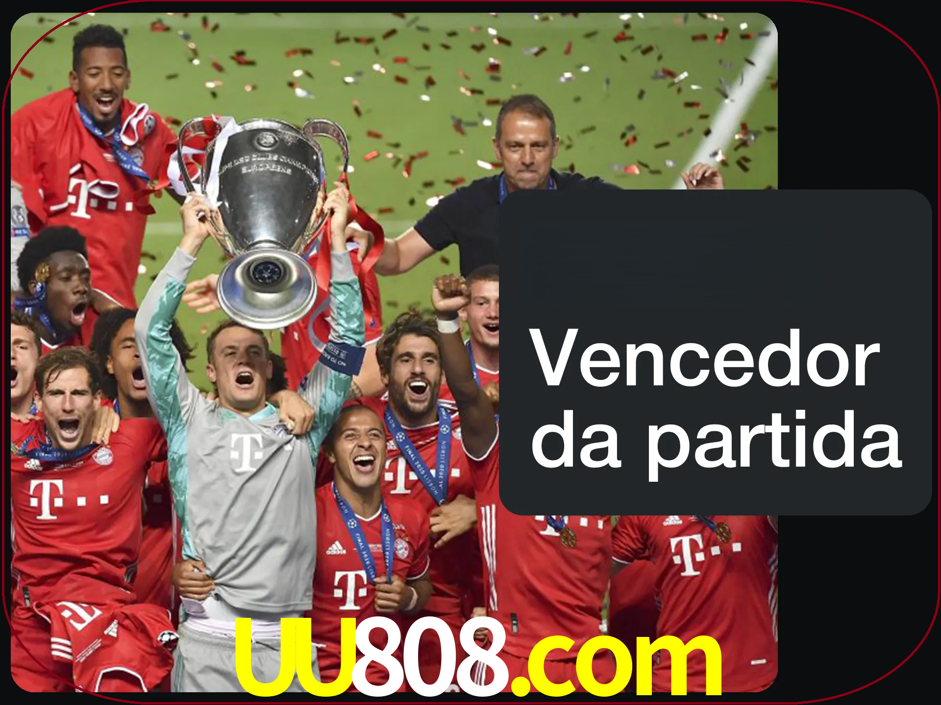 Aposte no vencedor e ganhe uma grande quantia de dinheiro.