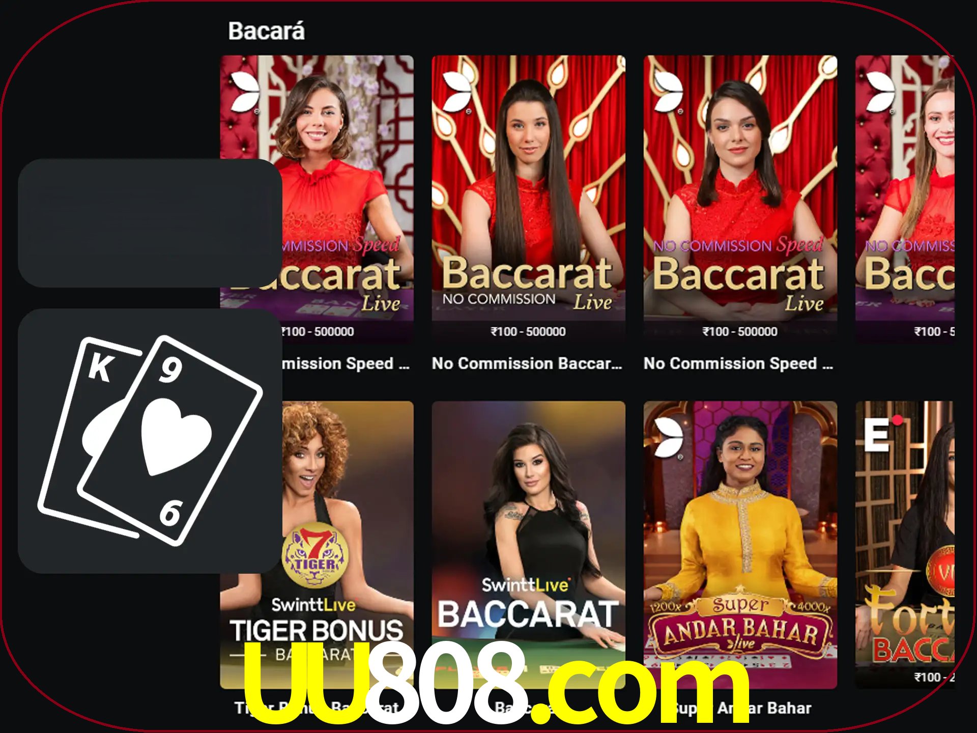Ganhe muito dinheiro jogando jogos de bacará.