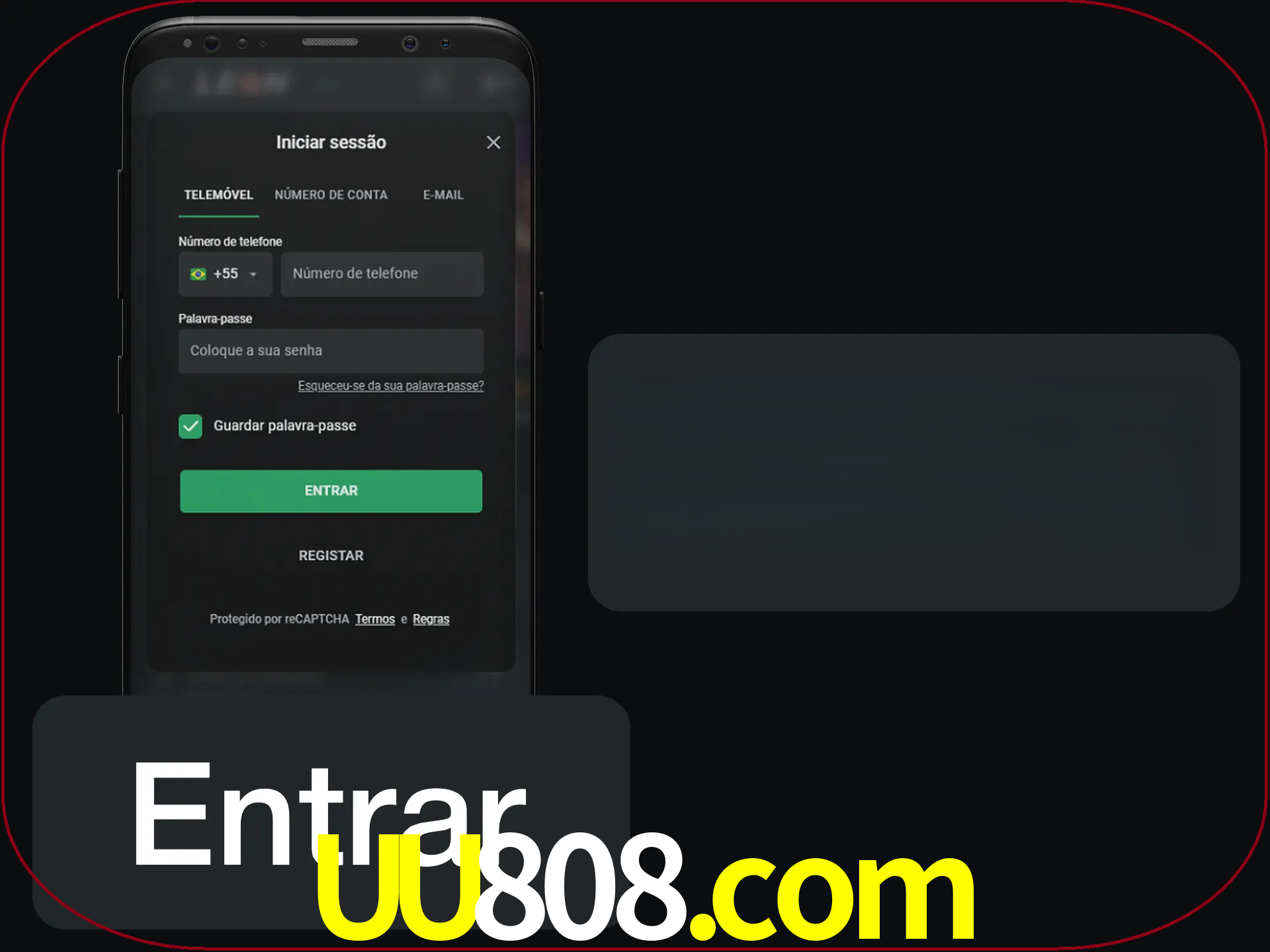 Faça o login para começar a apostar e jogar no cassino.
