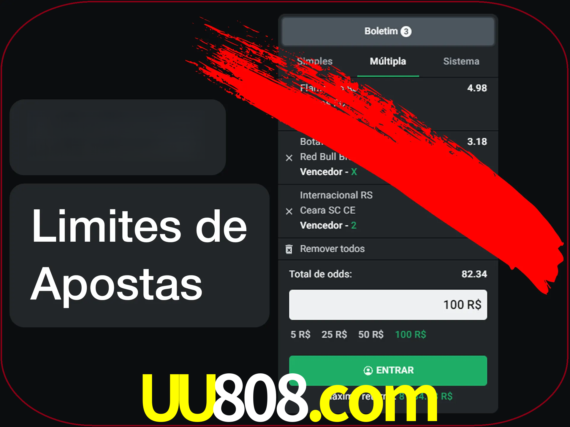 Não faça apostas loucas.